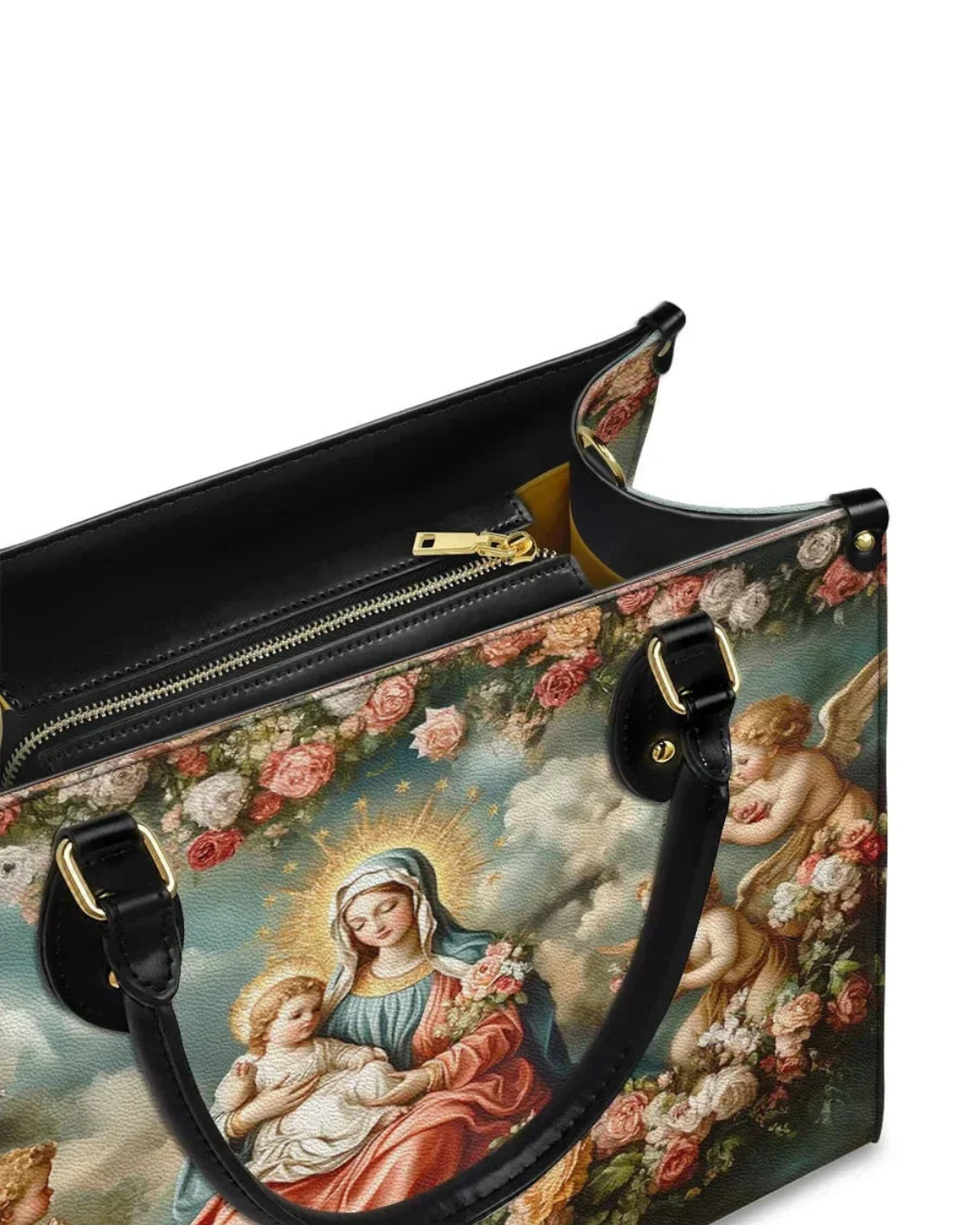 Bolsa Santific - Nossa Senhora de Fátima e o Menino Jesus