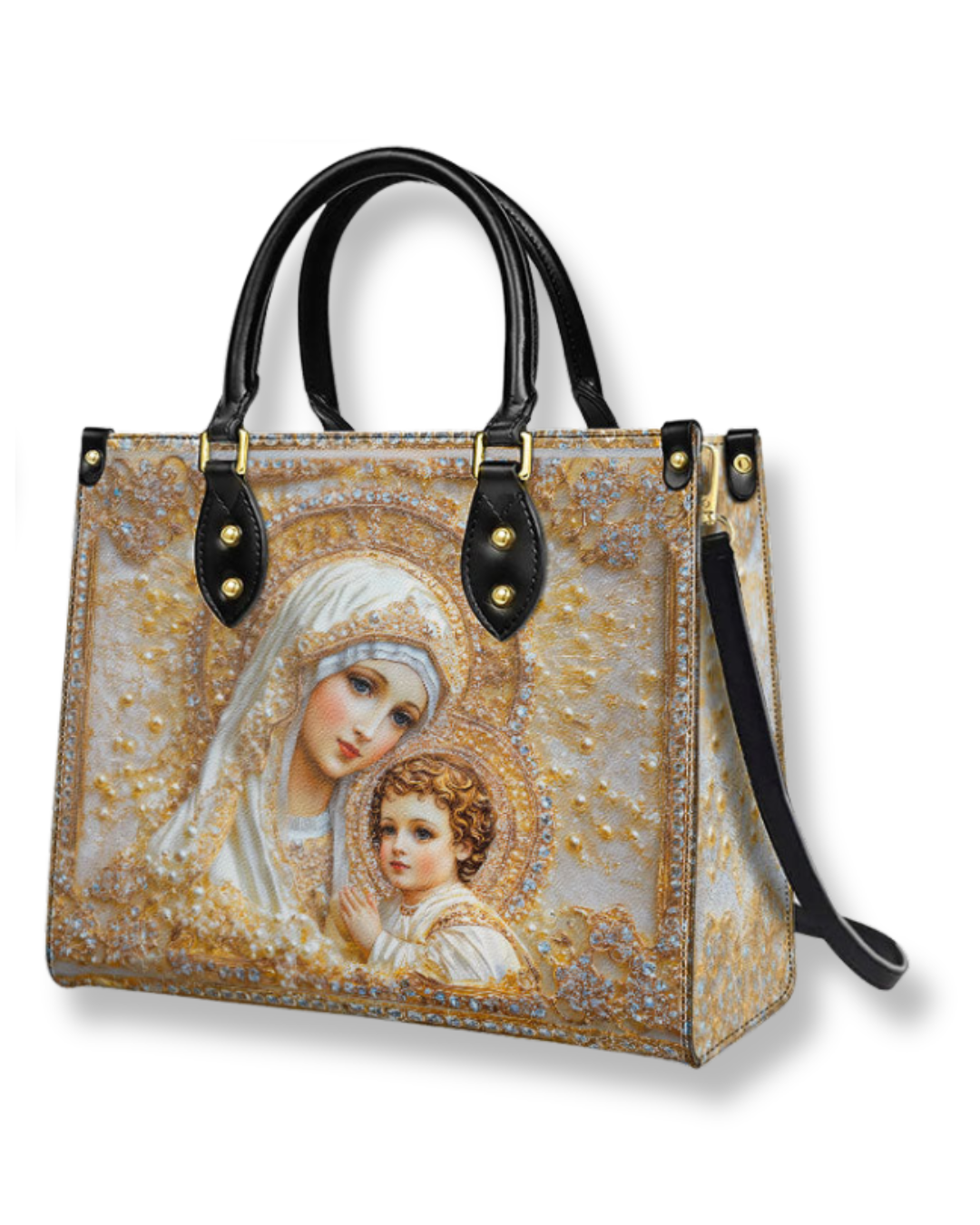 Bolsa Santific - Maria e o Menino Jesus