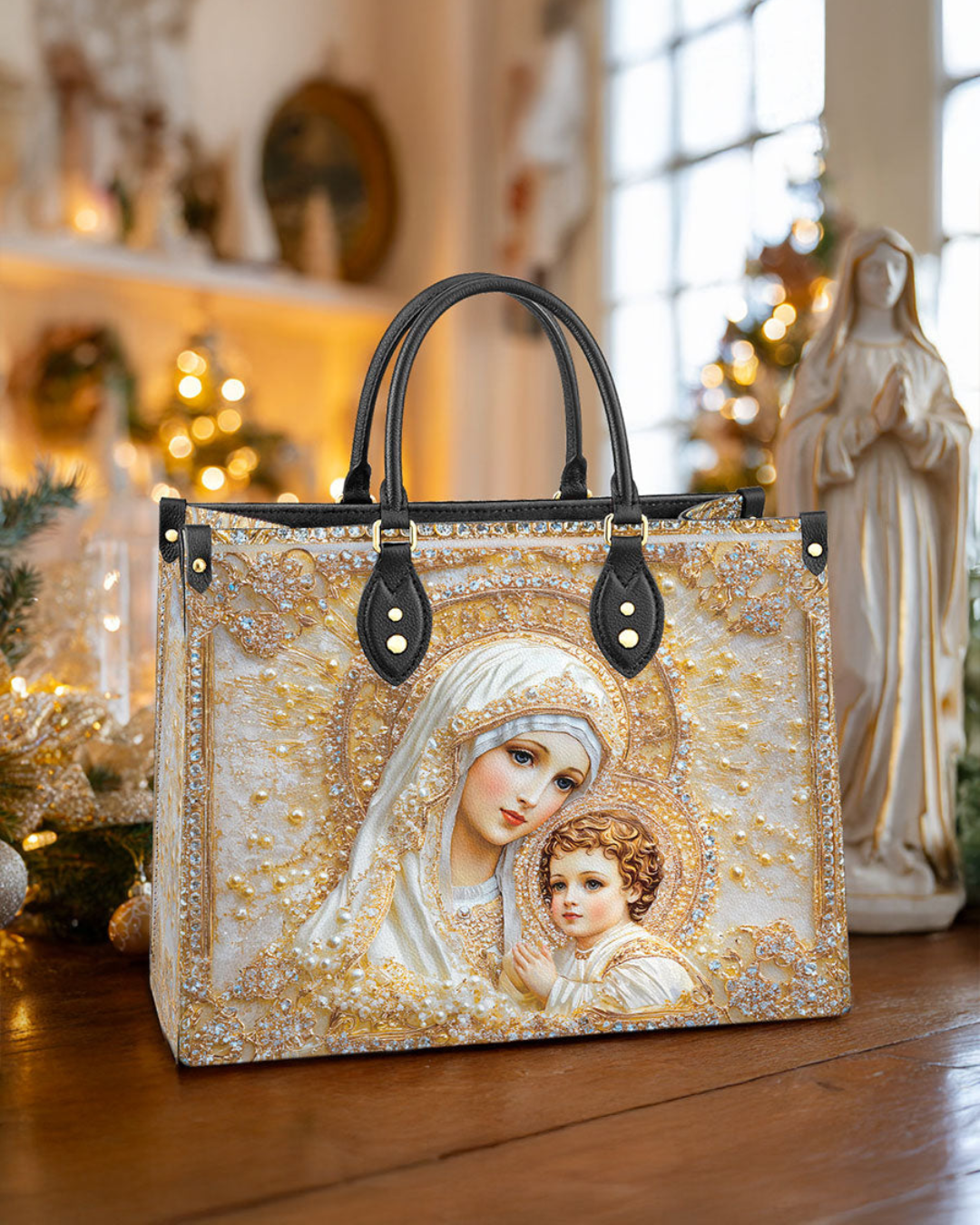 Bolsa Santific - Maria e o Menino Jesus