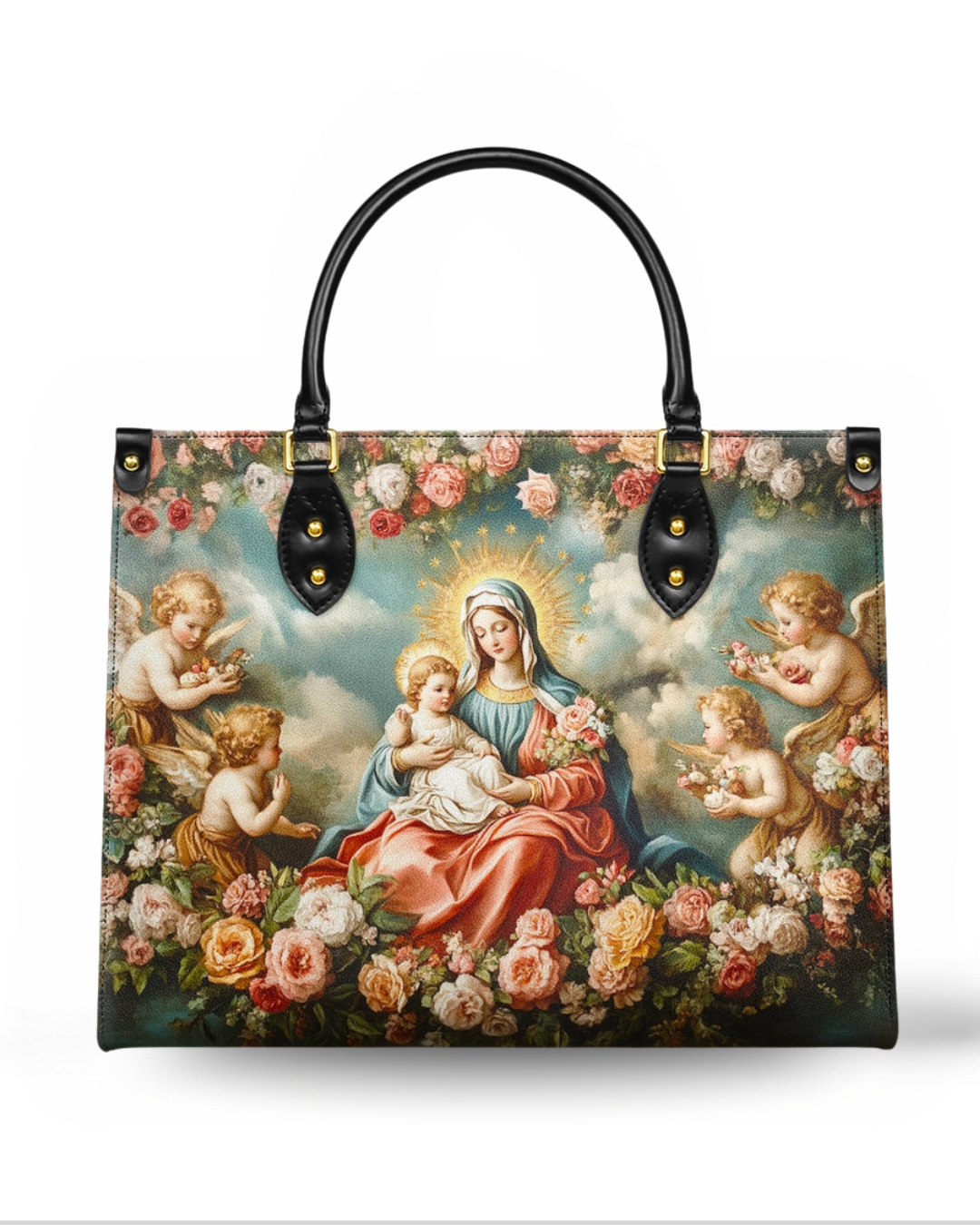 Bolsa Santific - Nossa Senhora de Fátima e o Menino Jesus
